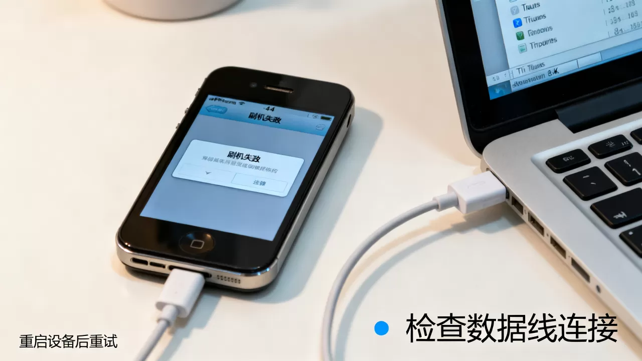 iphone4s无法刷机怎么办，iphone4s刷机失败解决方法