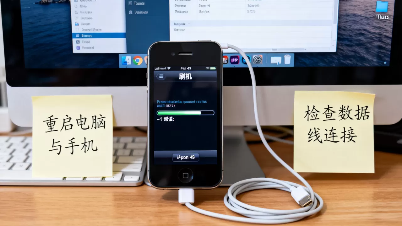 苹果4s刷机出现-1怎么办,苹果4s刷机出现-1解决方法 苹果4s刷机出现-1怎么办,苹果4s刷机出现-1解决方法