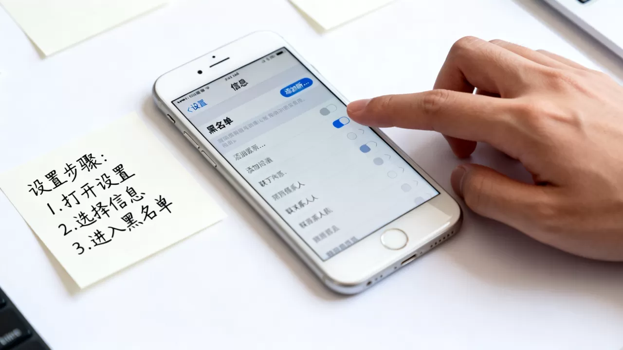 iphone6短信黑名单怎么设置？iphone6短信黑名单