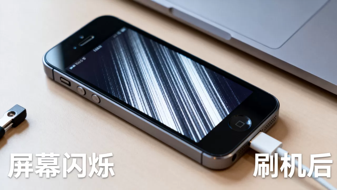 5s刷机后闪屏怎么办，iPhone5s刷机后屏幕闪烁
