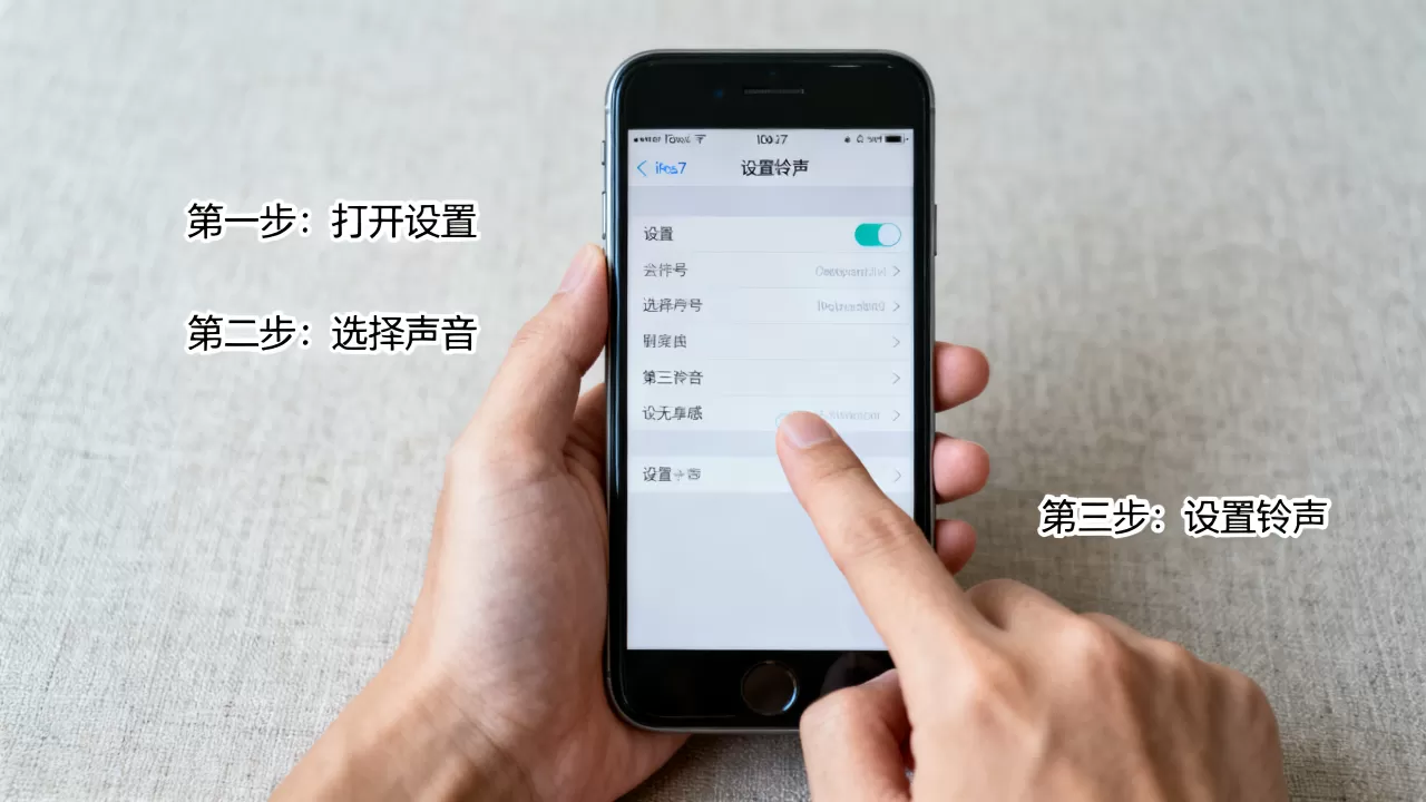 iphone怎么设置铃声ios7，ios7设置铃声教程