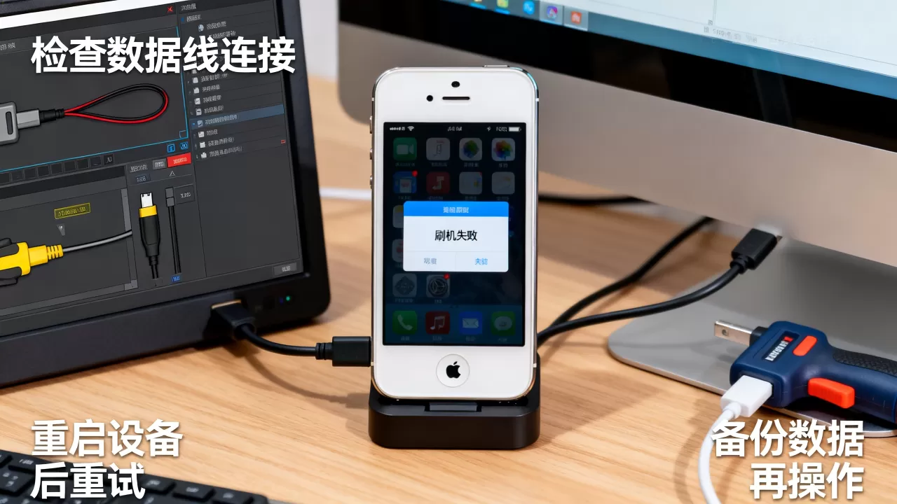 苹果4刷机失败怎么办，苹果手机刷机失败解决方法