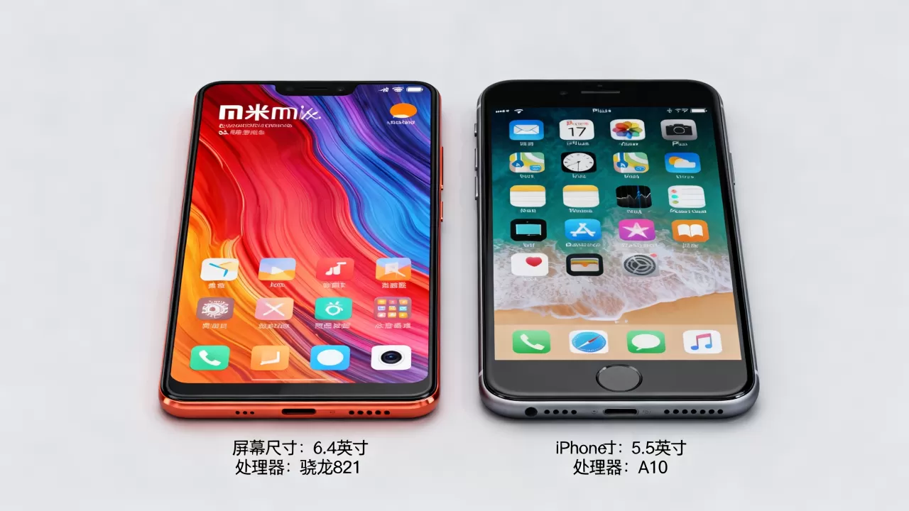 小米mix比iphone7plus哪个好，小米mix和iphone7plus参数对比