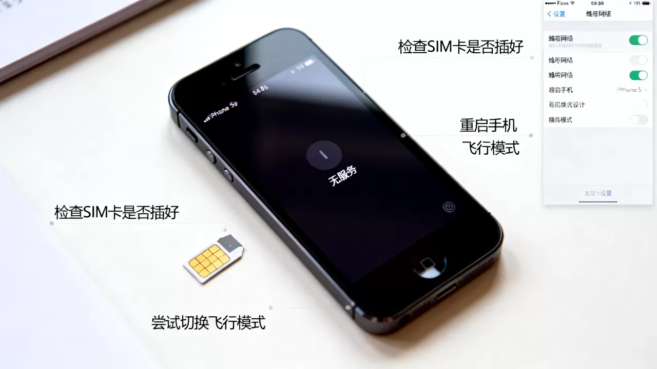 iPhone5s联通无服务怎么办？iPhone5s无信号解决方法