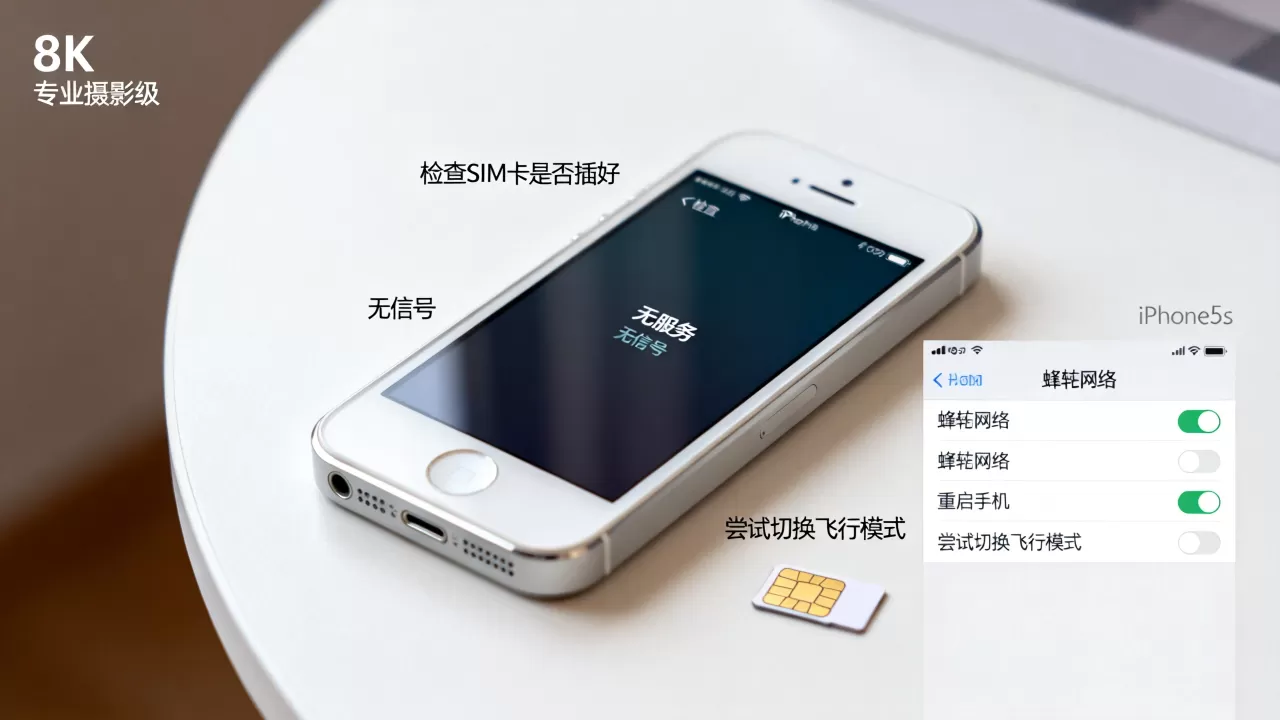 iPhone5s联通无服务怎么办？iPhone5s无信号解决方法
