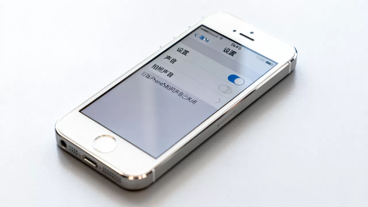 日版iphone5s拍照声音怎么关？iphone5s拍照声音设置