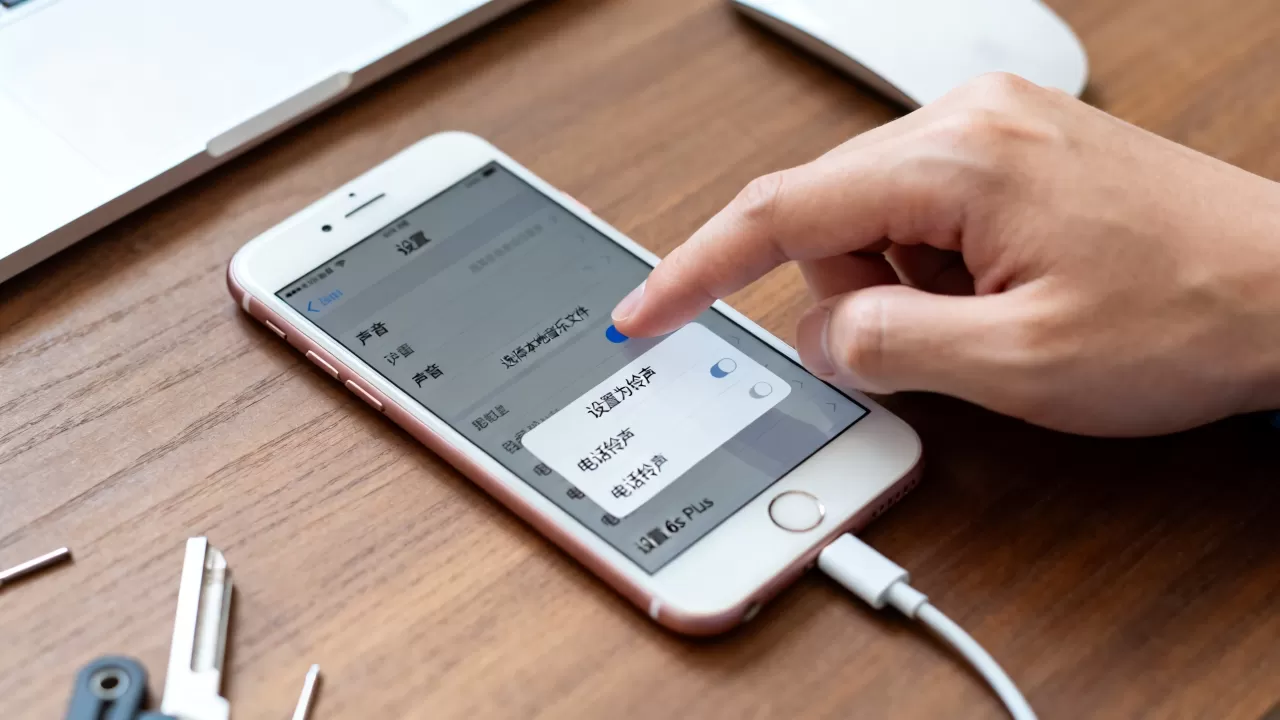 iphone6splus怎么设置铃声，iphone6splus自定义铃声教程