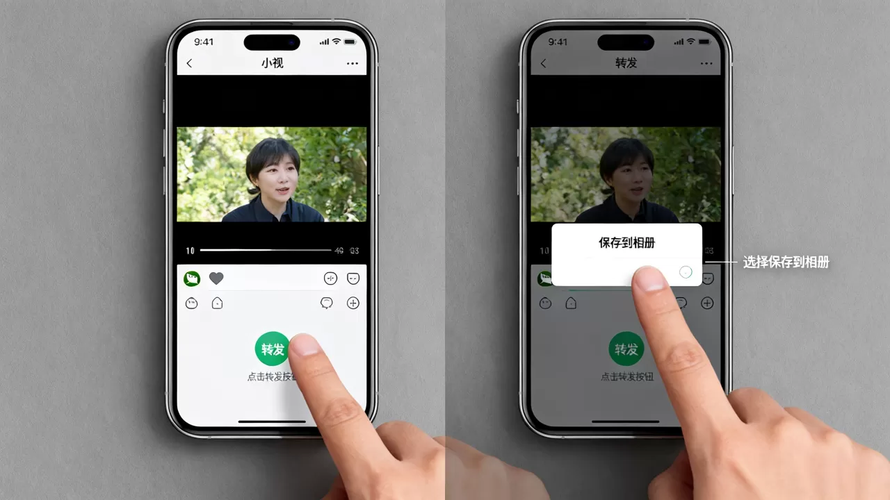 iphone微信转发小视频怎么保存，iphone微信转发小视频