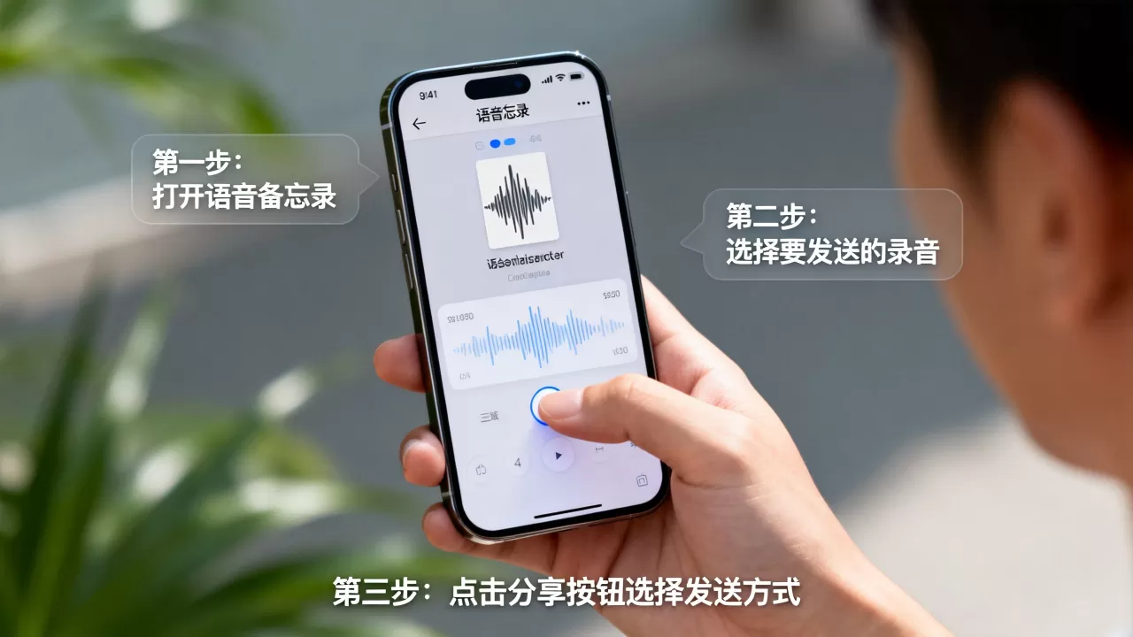 iphone语音备忘录怎么发,iphone语音备忘录发送方法 iphone语音备忘录怎么发,iphone语音备忘录发送方法