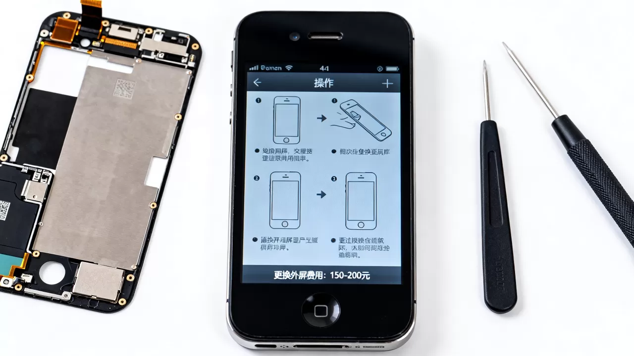 iphone4s更换外屏多少钱，iphone4s换外屏费用