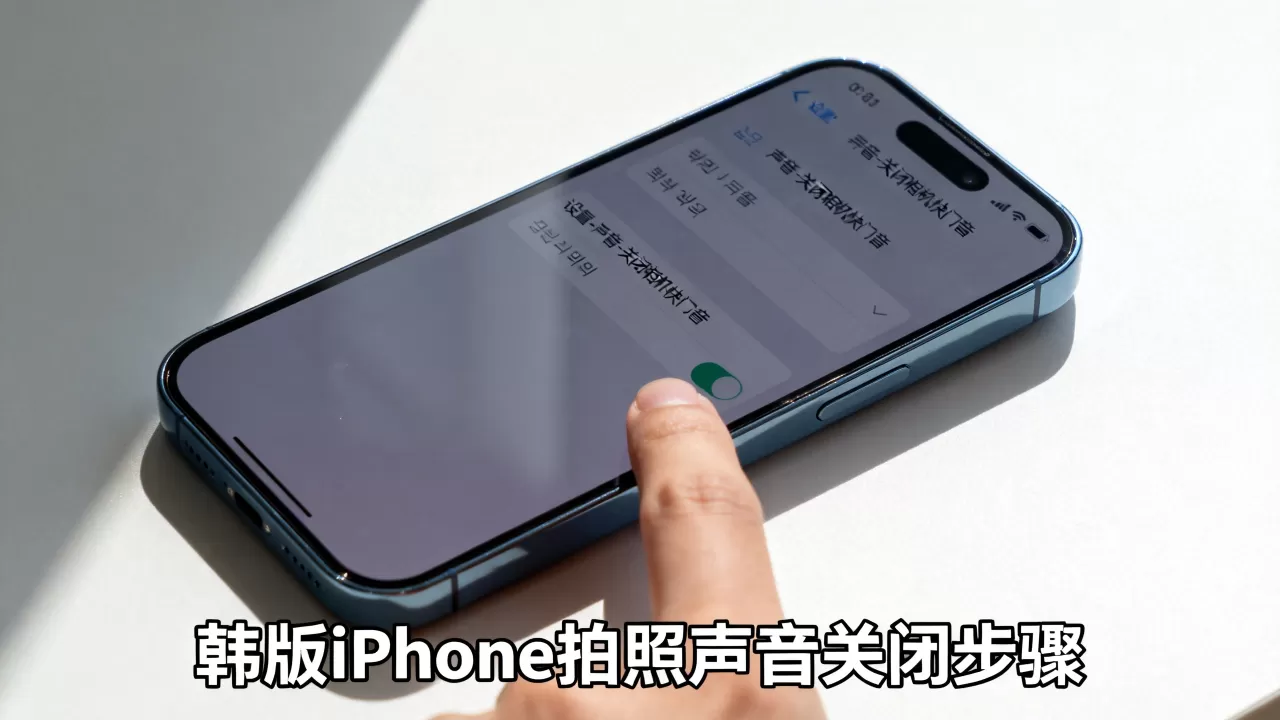 韩版iphone拍照声音怎么关，关闭相机快门音