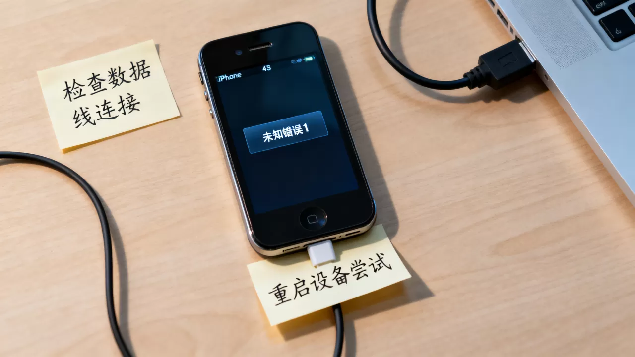 iphone4s未知错误1怎么解决,iphone4s未知错误1 iphone4s未知错误1怎么解决,iphone4s未知错误1