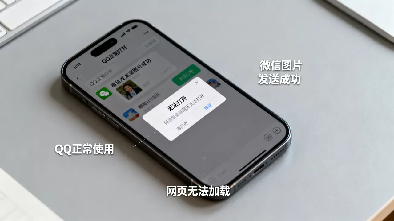 iphone能上qq打不开网页,苹果手机微信能发图片但网页打不开 iphone能上qq打不开网页,苹果手机微信能发图片但网页打不开