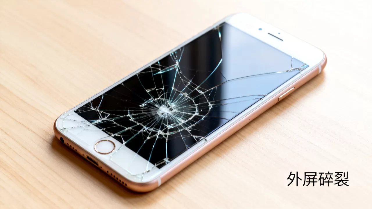 iphone6s plus外屏碎了怎么办，iphone6s plus外屏