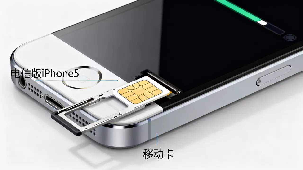 电信iphone5用移动卡，电信版iPhone5能插移动卡吗