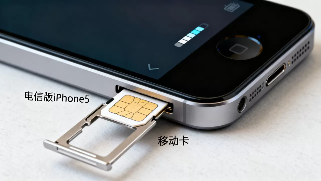 电信iphone5用移动卡，电信版iPhone5能插移动卡吗