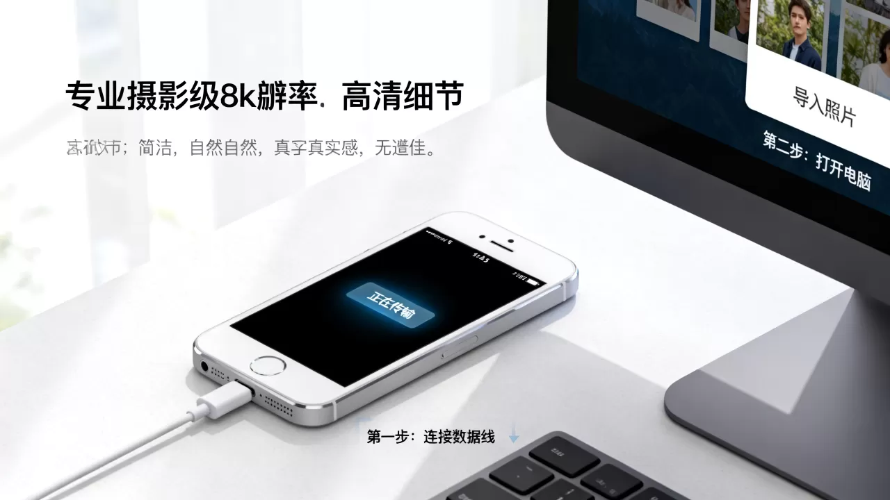 iphone5怎么导入照片，iphone5导入照片方法
