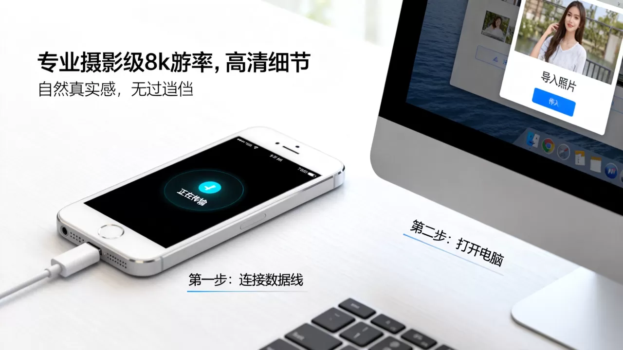iphone5怎么导入照片，iphone5导入照片方法