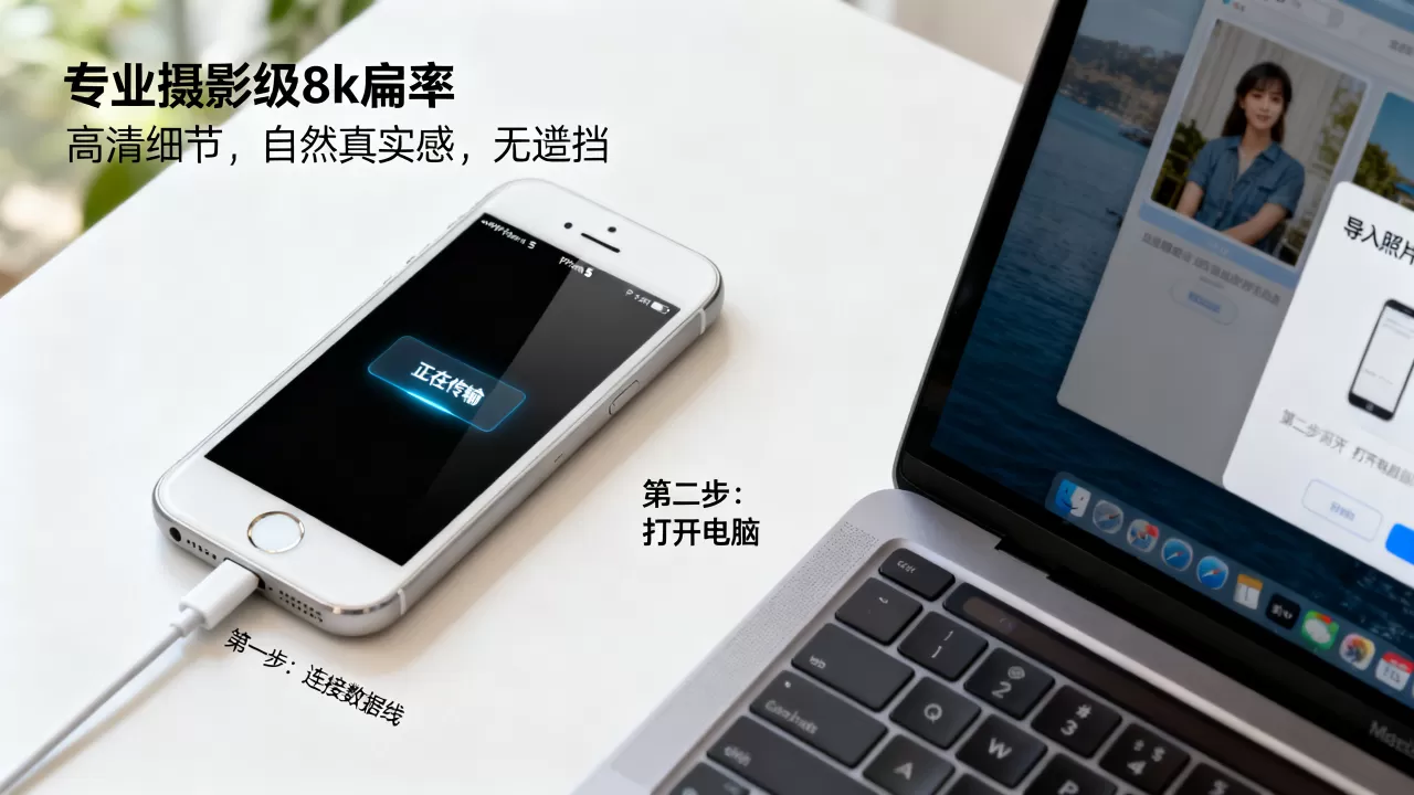 iphone5怎么导入照片，iphone5导入照片方法
