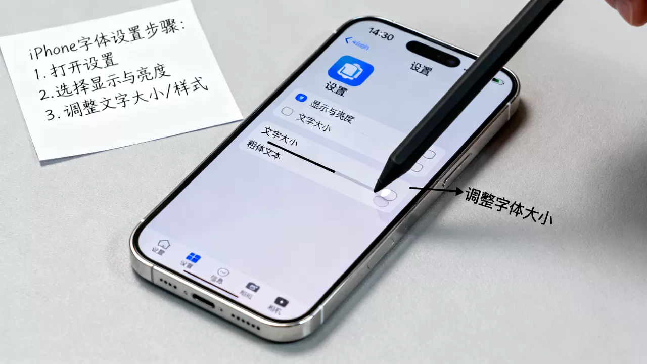 iphone怎么改系统字体,iPhone更换字体大小和样式 iphone怎么改系统字体,iPhone更换字体大小和样式