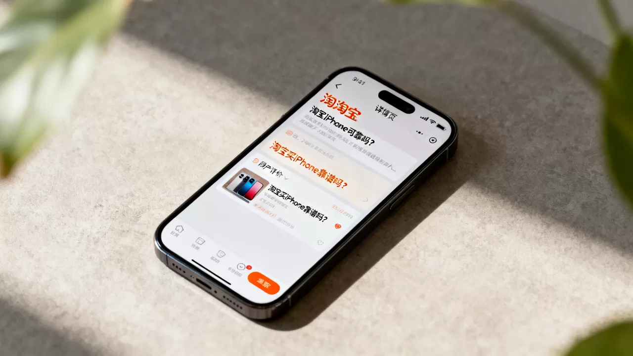 淘宝上买iphone可靠吗，淘宝买iphone靠谱吗
