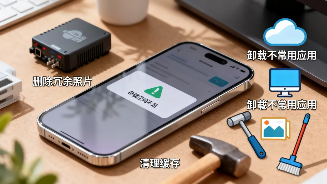 iphone容量满了怎么办，手机存储空间不足清理方法