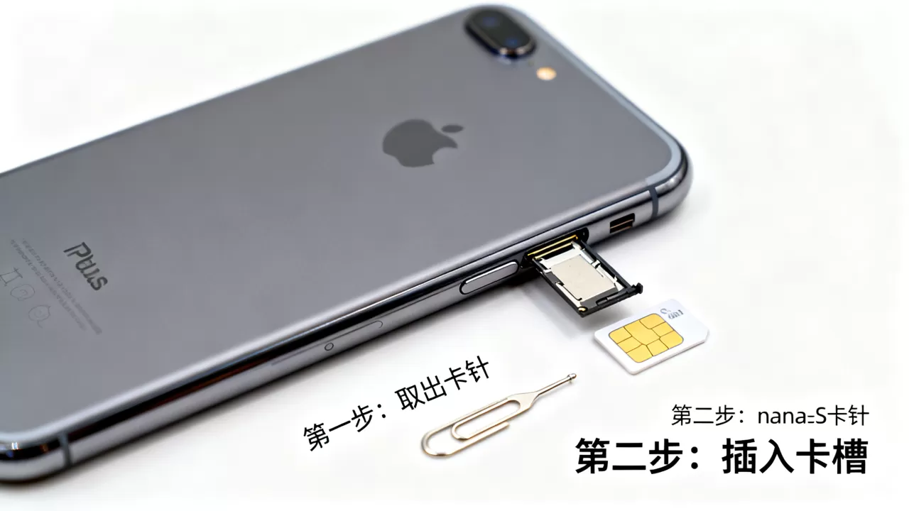 iphone7plus装卡教程，iphone7plus怎么插卡