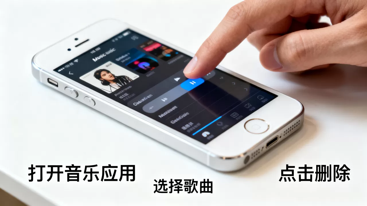 iphone5怎么删除音乐，iphone5删除歌曲方法