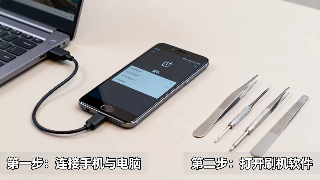 一加5刷机视频教程，一加5手机怎么刷机？