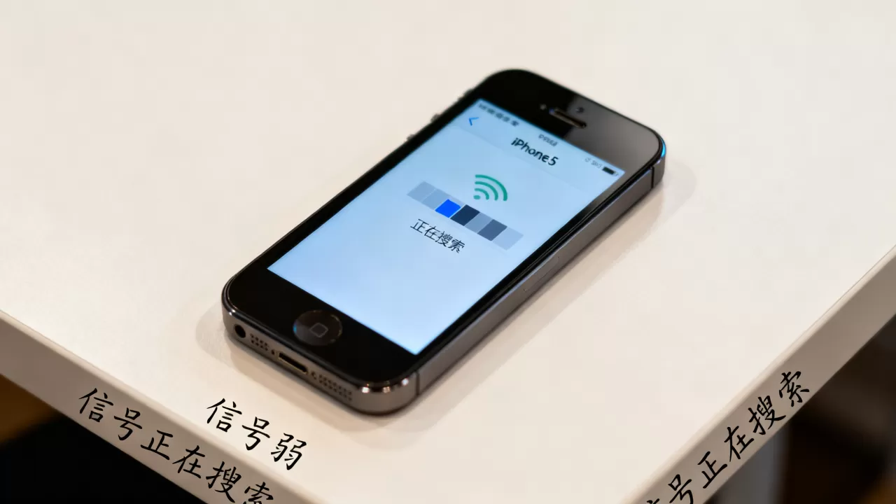 iphone5信号正在搜索怎么办，iphone5信号弱