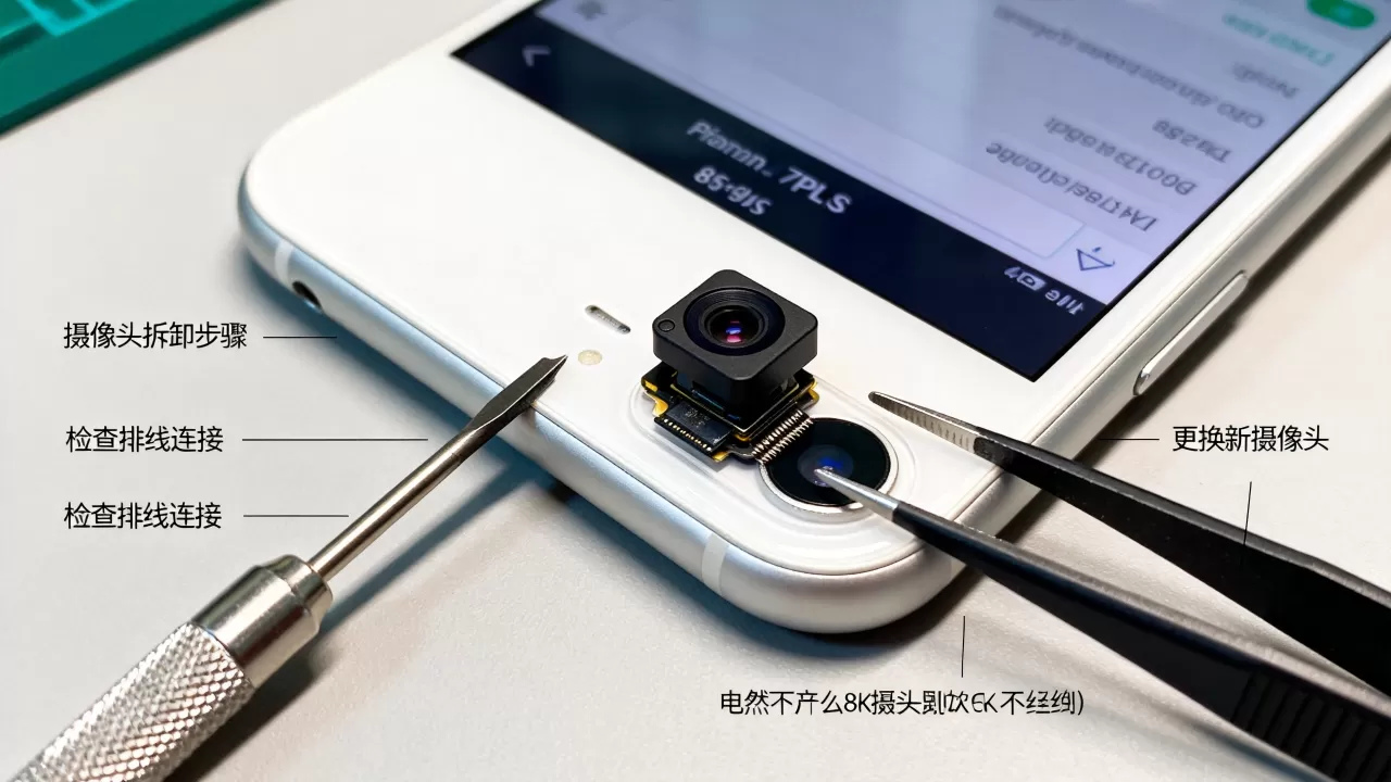 iphone7plus摄影头坏了怎么修，iphone7plus摄像头