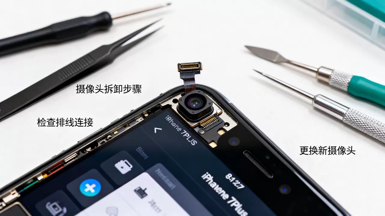 iphone7plus摄影头坏了怎么修，iphone7plus摄像头