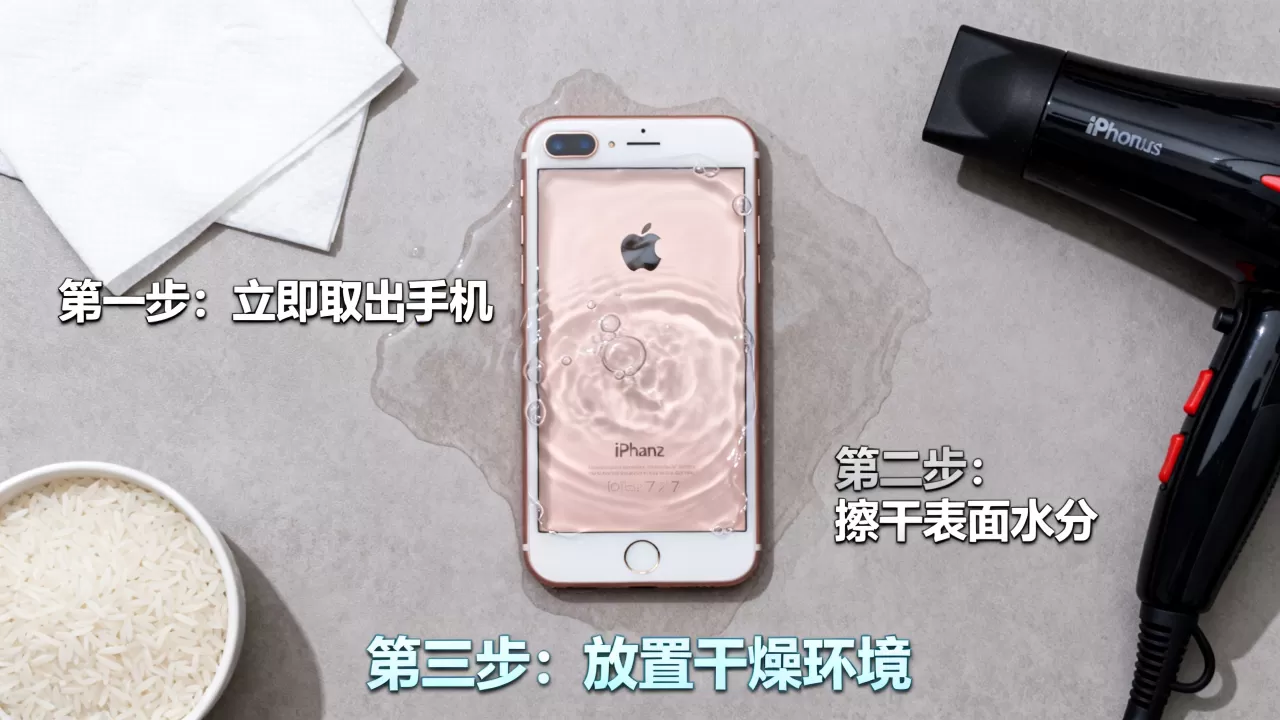 iphone7plus泡水了怎么办，iphone7plus进水急救