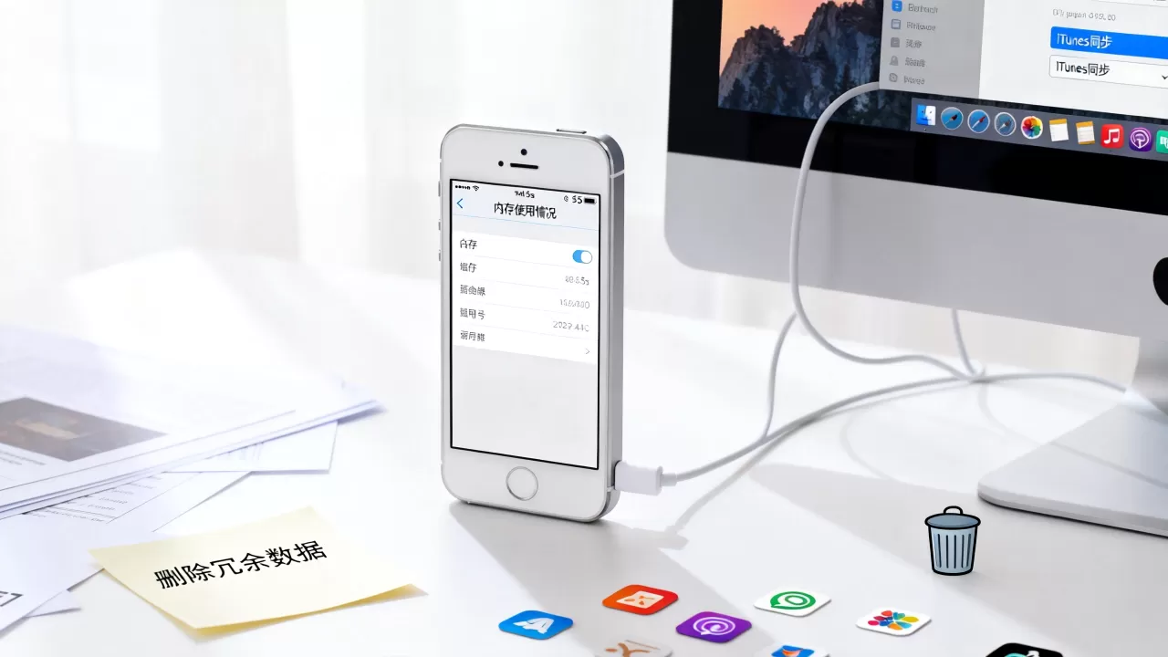 iphone5s清理内存慢怎么办，iphone5s清理存储空间