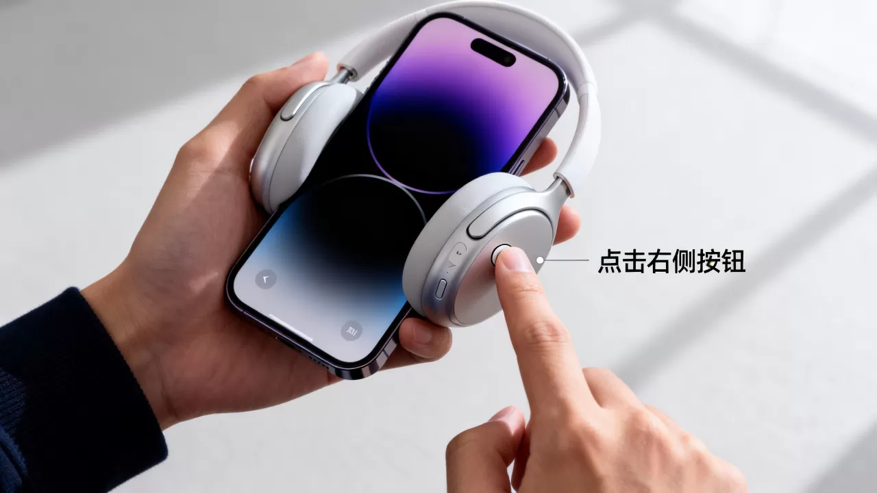 iphone耳机下一曲怎么操作，iphone耳机下一曲