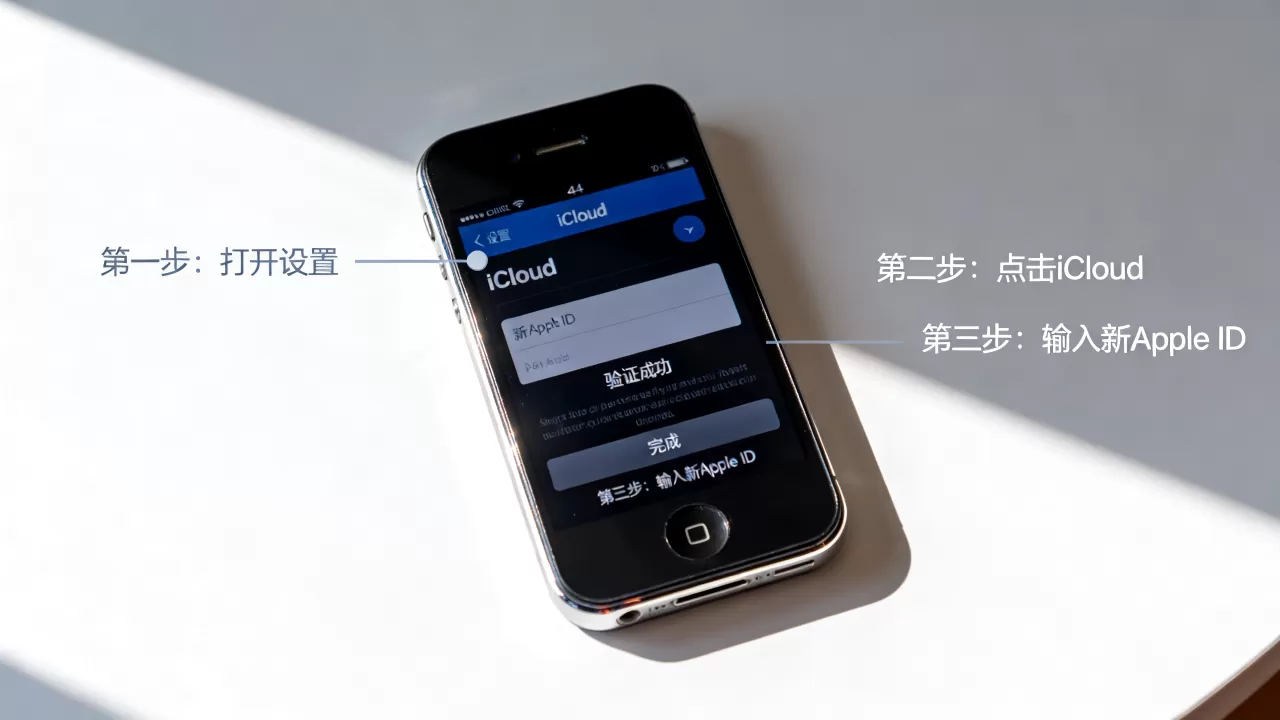 iphone4s id更换教程，iphone4s id更换