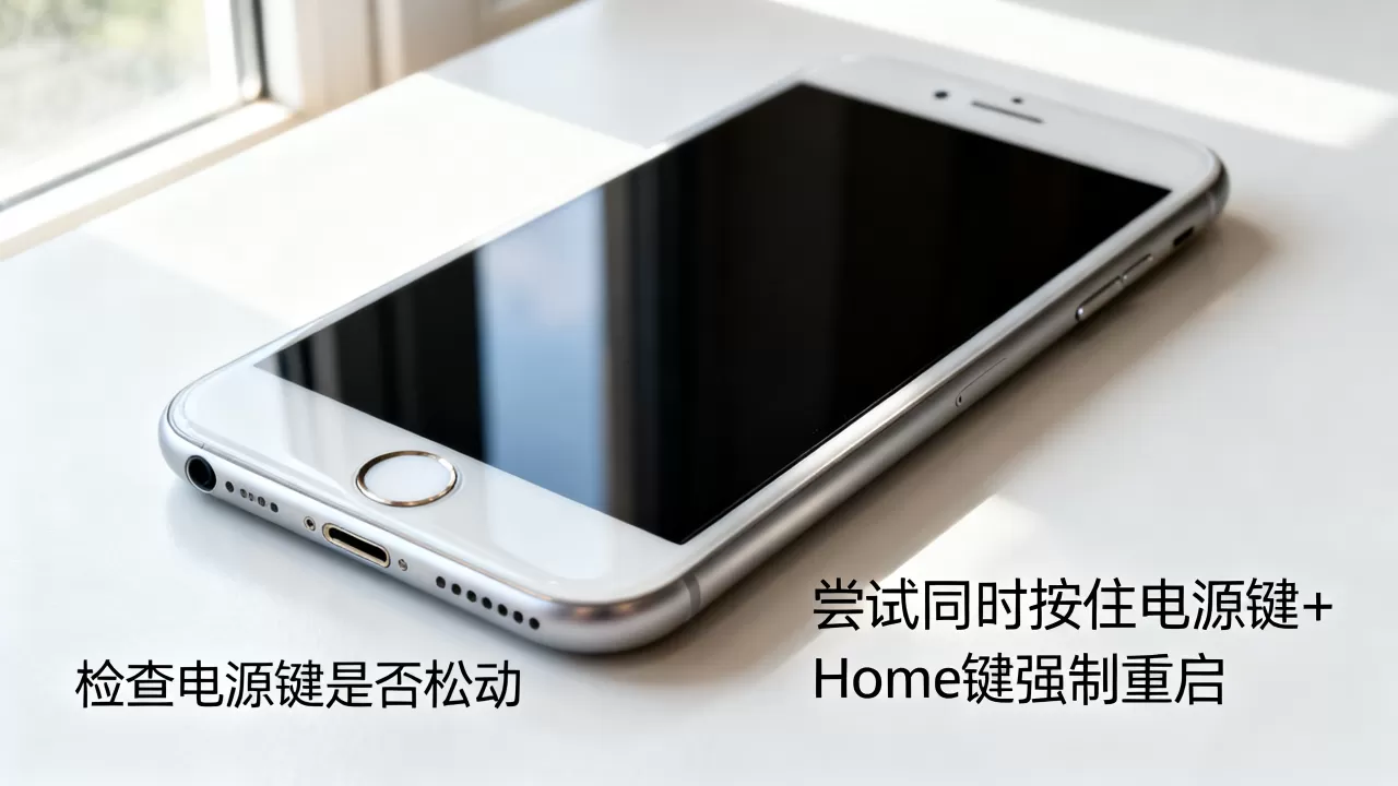 iphone6plus主屏幕黑屏怎么办，iphone6plus主屏幕