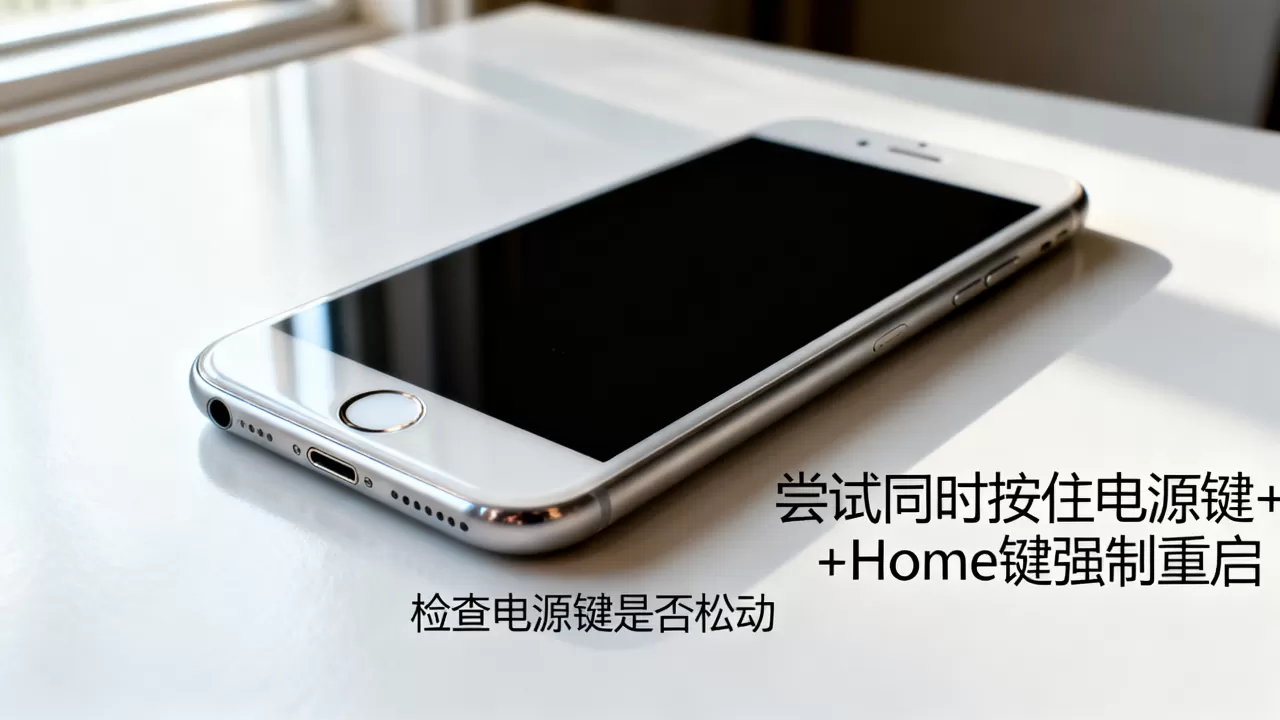 iphone6plus主屏幕黑屏怎么办，iphone6plus主屏幕