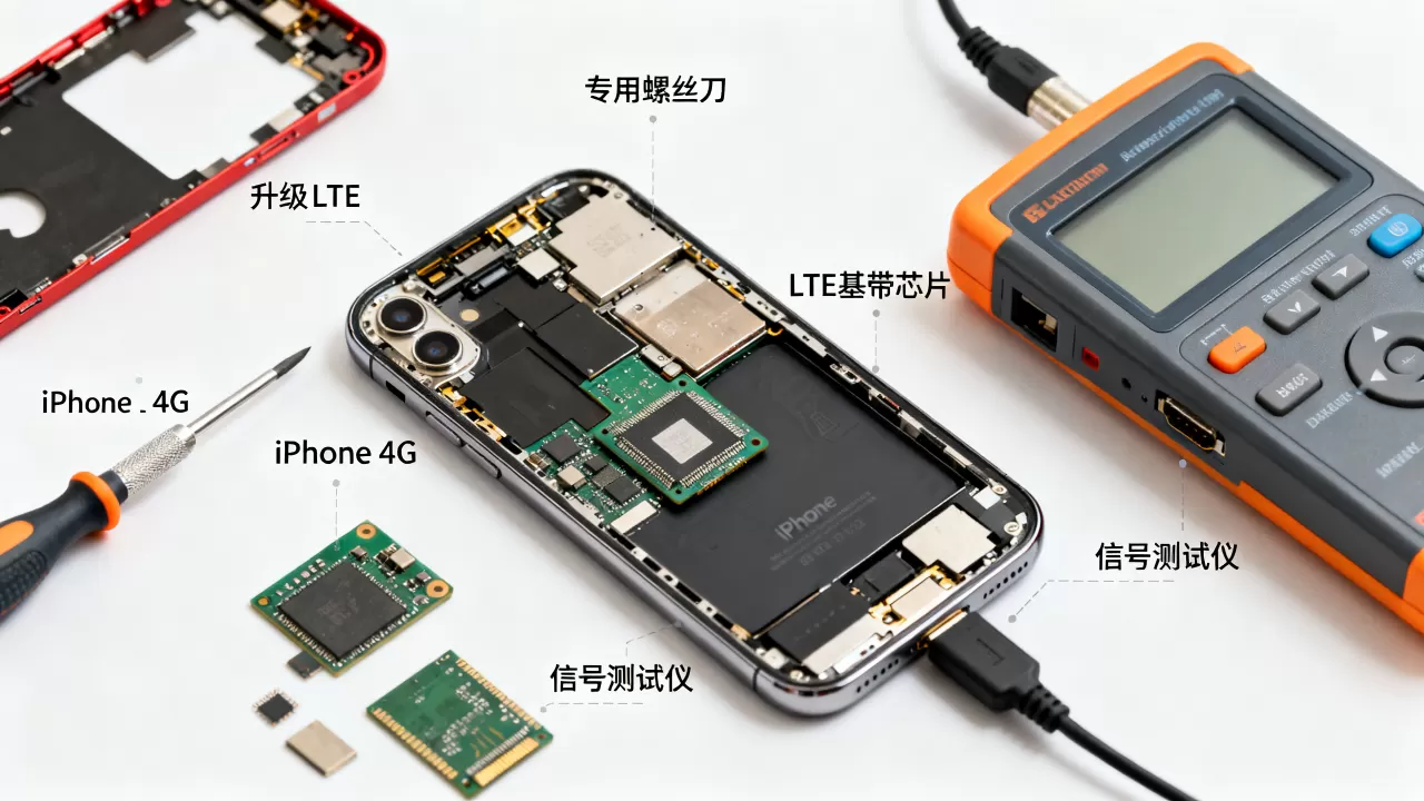 iphone 4g改lte，iphone4g升级lte教程