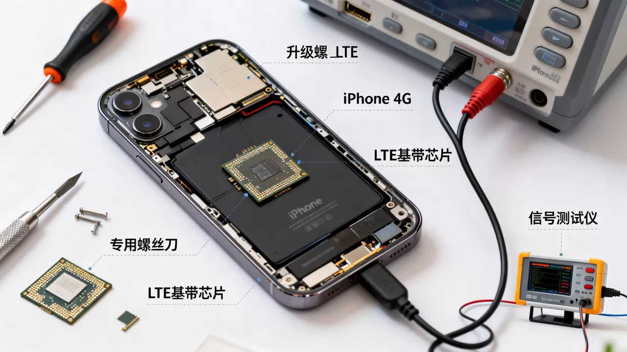 iphone 4g改lte，iphone4g升级lte教程
