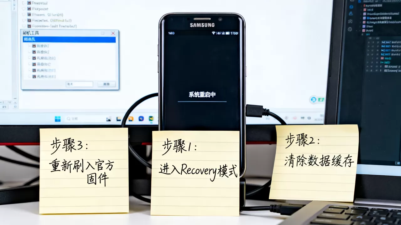 三星手机刷机无限重启怎么办，三星手机刷机无限重启
