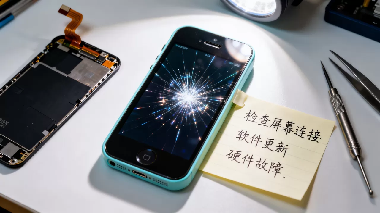 iphone5c跳屏怎么解决？苹果手机屏幕闪烁原因