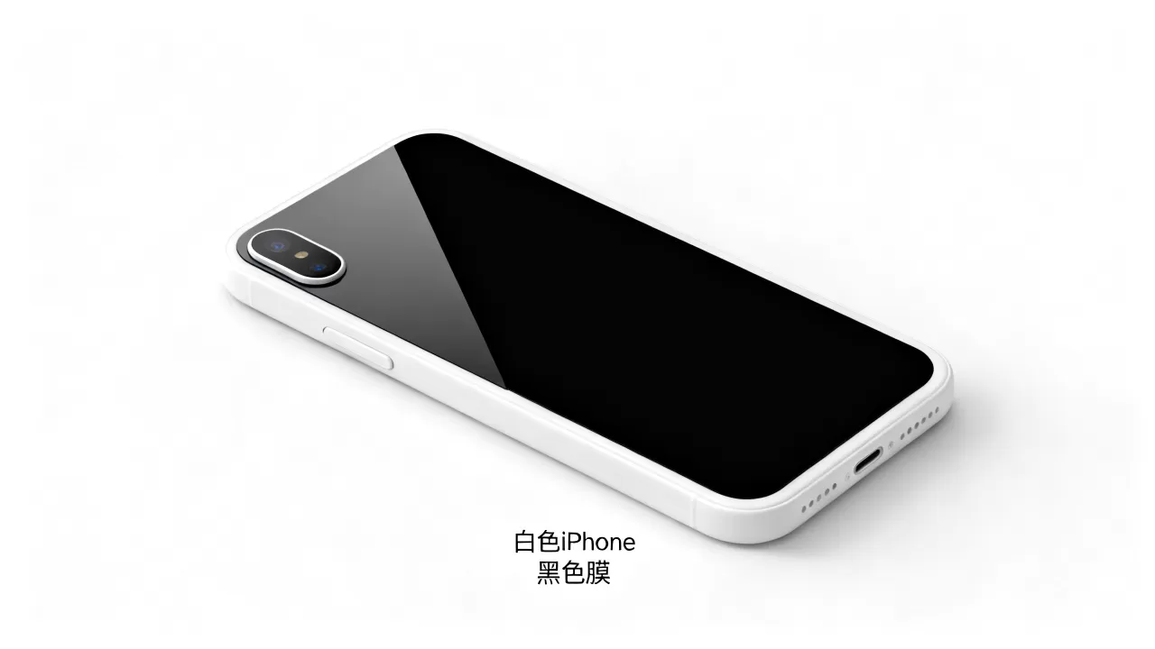 iphone白色贴黑色的膜好看吗,白色手机配黑色膜 iphone白色贴黑色的膜好看吗,白色手机配黑色膜