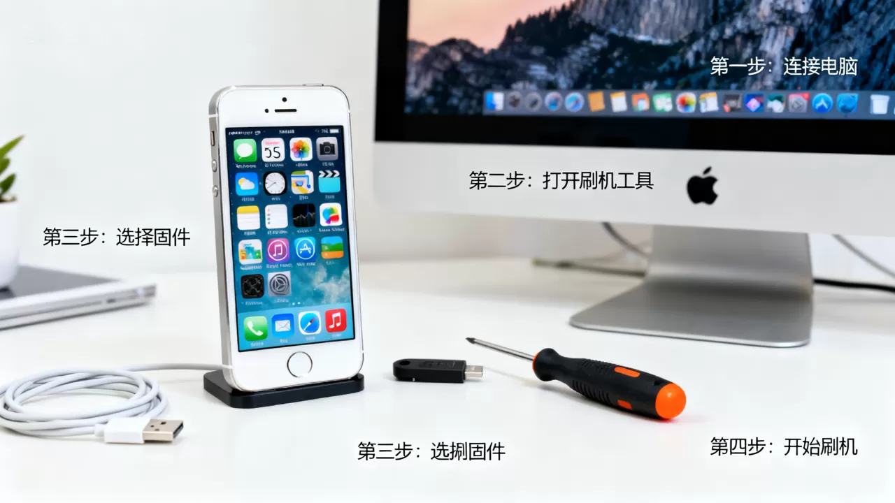 iphone5s越狱后刷机教程，iphone5s越狱后刷机失败怎么办