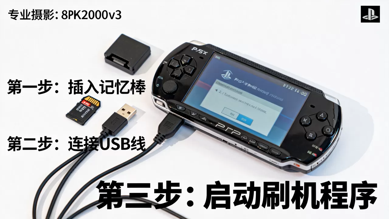 psp2000 v3 刷机教程，psp2000 v3 刷机