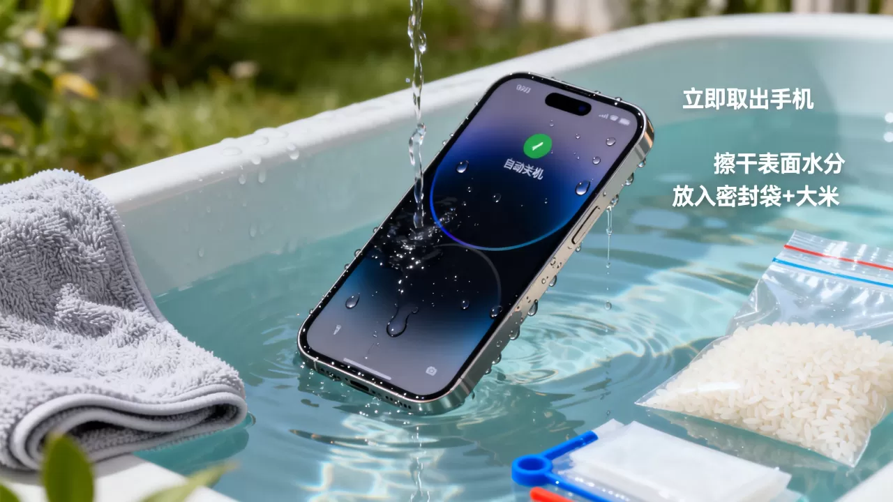 iphone掉水里自动关机怎么办,手机进水自动关机 iphone掉水里自动关机怎么办,手机进水自动关机