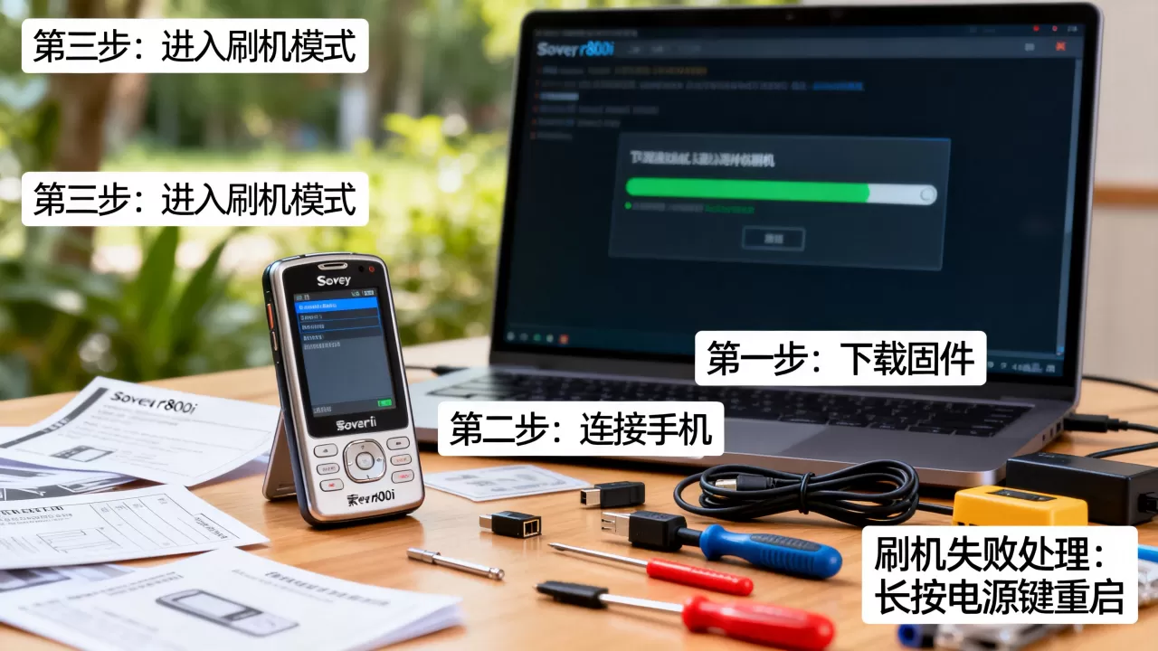 索爱r800i刷机教程，索爱r800i刷机失败怎么办