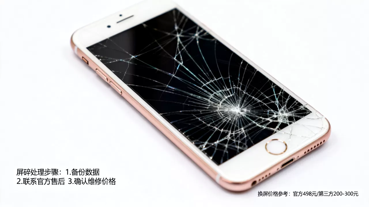iphone6splus手机屏碎了怎么办，iphone6splus换屏价格