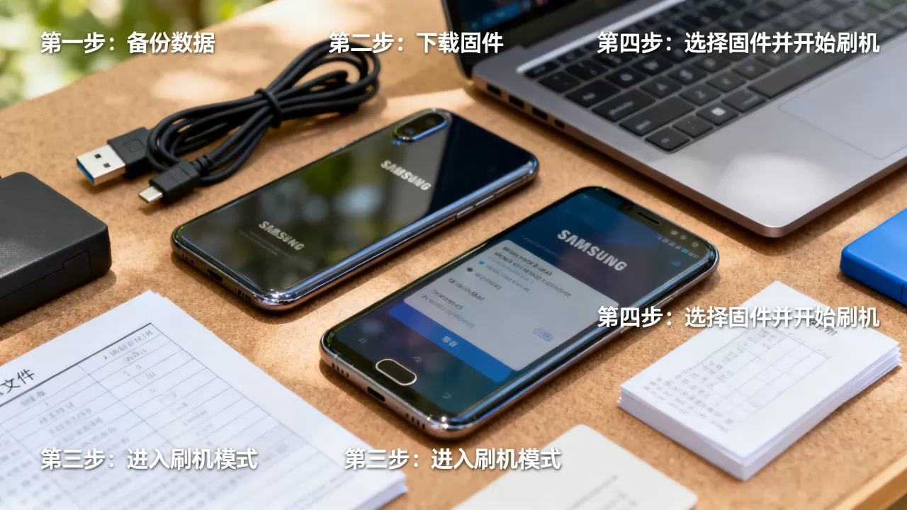 三星刷机详细步骤，三星手机刷机教程