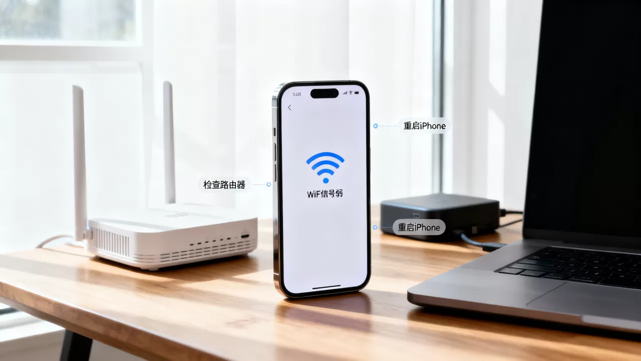 iPhone WiFi信号不稳定怎么办，iPhone WiFi信号不稳定